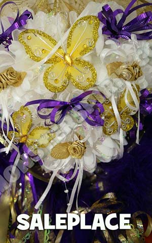 Texas Butterfly Homecoming Mum - monsterspirit.com